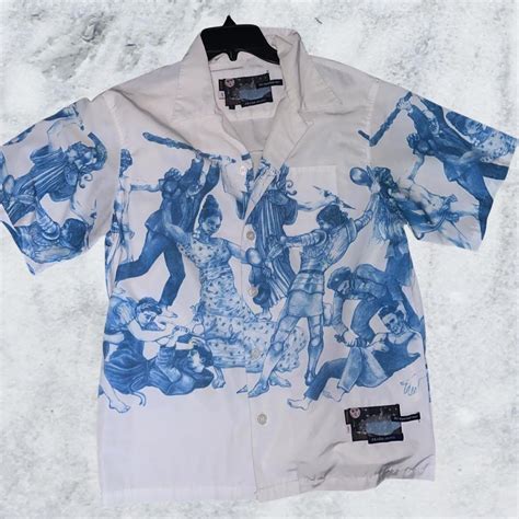 prada button up blue|Prada luxury shirts.